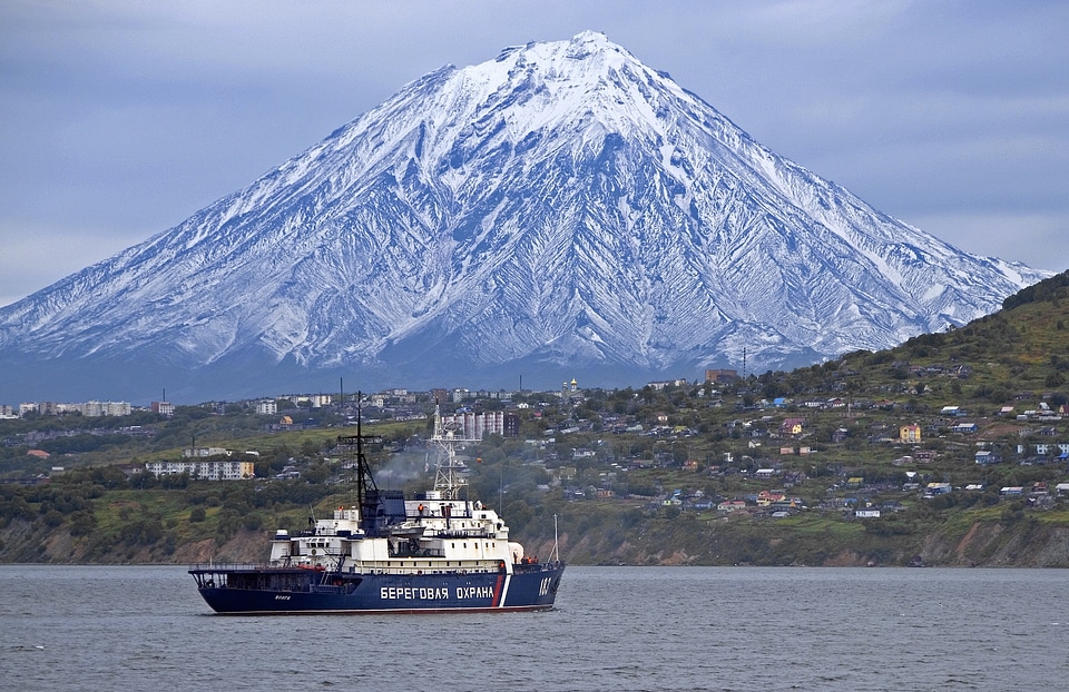 Town coast guard ship