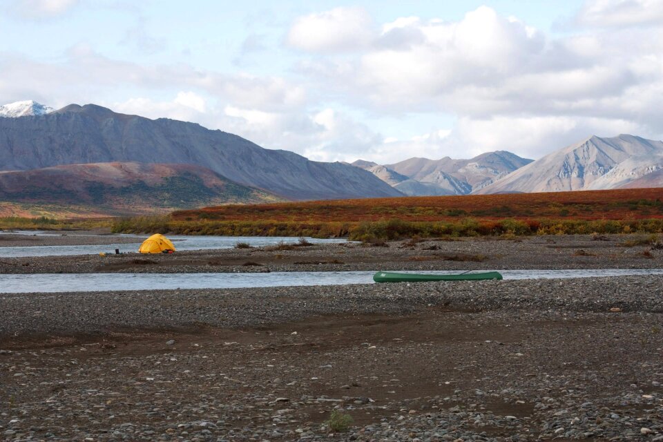 Camping on the Kugururok Alaska