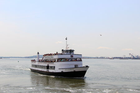 Statue of Liberty, cruise boat, New York City