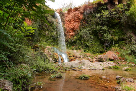 waterfall in Anna, Valencia, Spain photo
