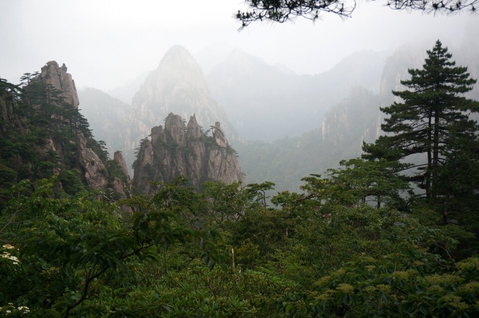 huangshan mountain Cloud Sea Scenery, East China`s Anhui Province