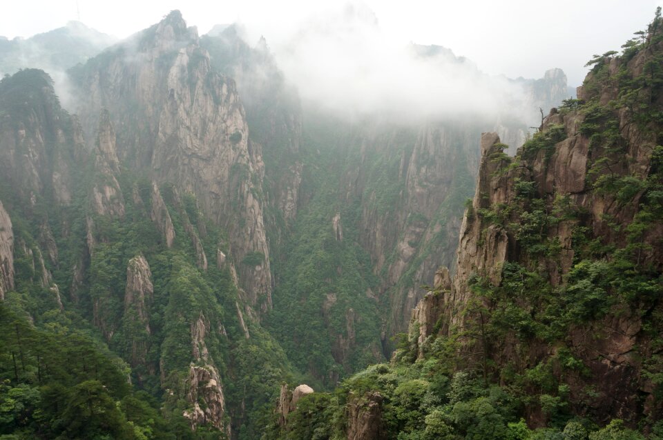 huangshan mountain Cloud Sea Scenery, East China`s Anhui Province