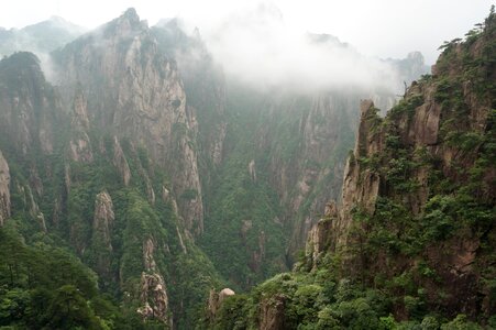 huangshan mountain Cloud Sea Scenery, East China`s Anhui Province photo
