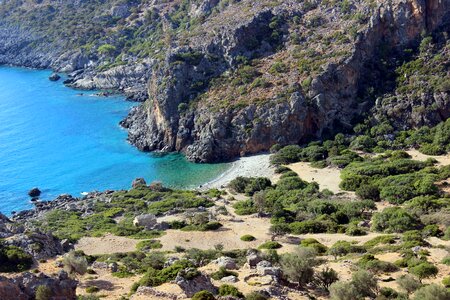 A view across Lissos and its bay photo