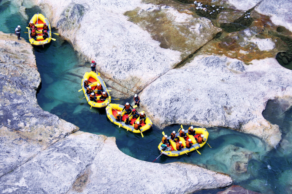 Rafting in Minakami Gunma Japan