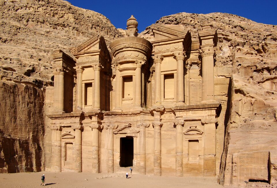 Ad Deir in the ancient Jordanian city of Petra, Jordan