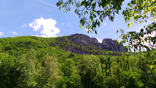 Spring View of Seneca Rocks, West Virginia Horizontal photo