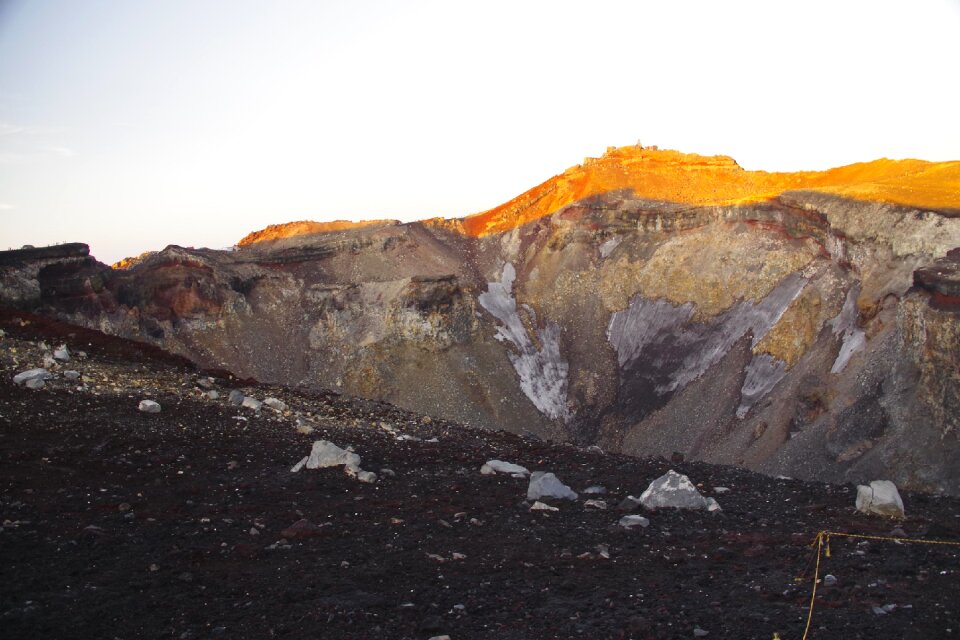 Mt. Fuji climbing,Yoshida Trail for descent