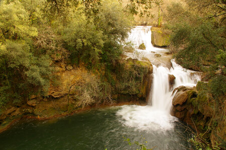 The Caramy Falls in Carces in Provence, France photo