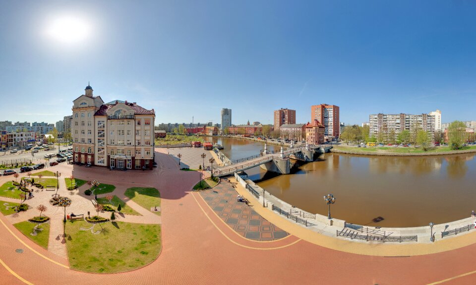 the bridge Jubilee Epronovskaya street, Kaliningrad