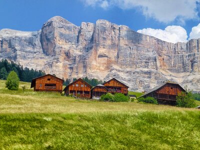 Mountain village in Italy