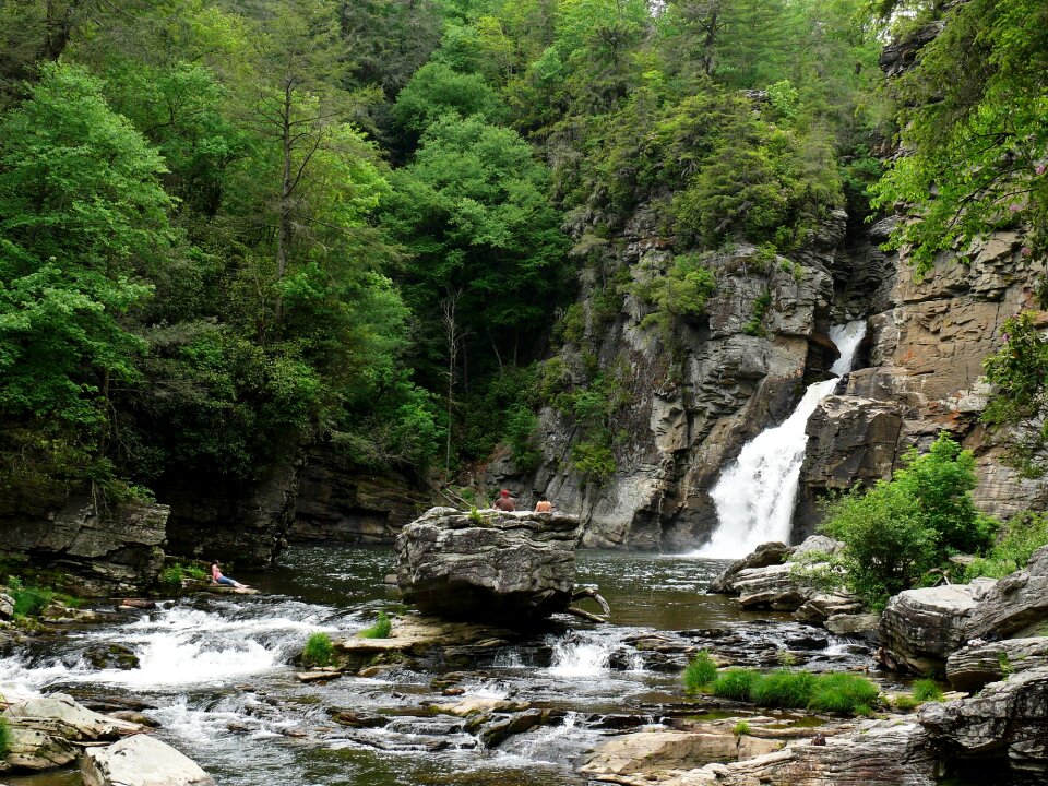 Linville Falls Blue Ridge Mountains of North Carolina