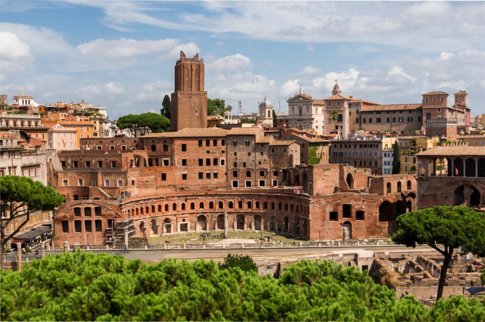 Landscape of the Trajan's market, Fori Imperiali, Rome