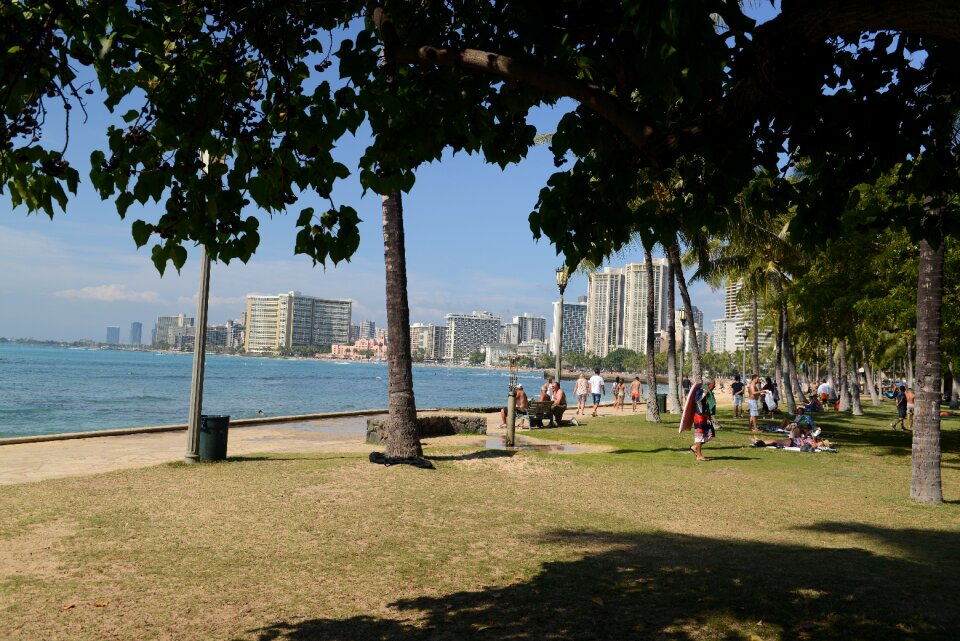 Waikiki Beach and Diamond Head, Honolulu, Oahu Island, Hawaii