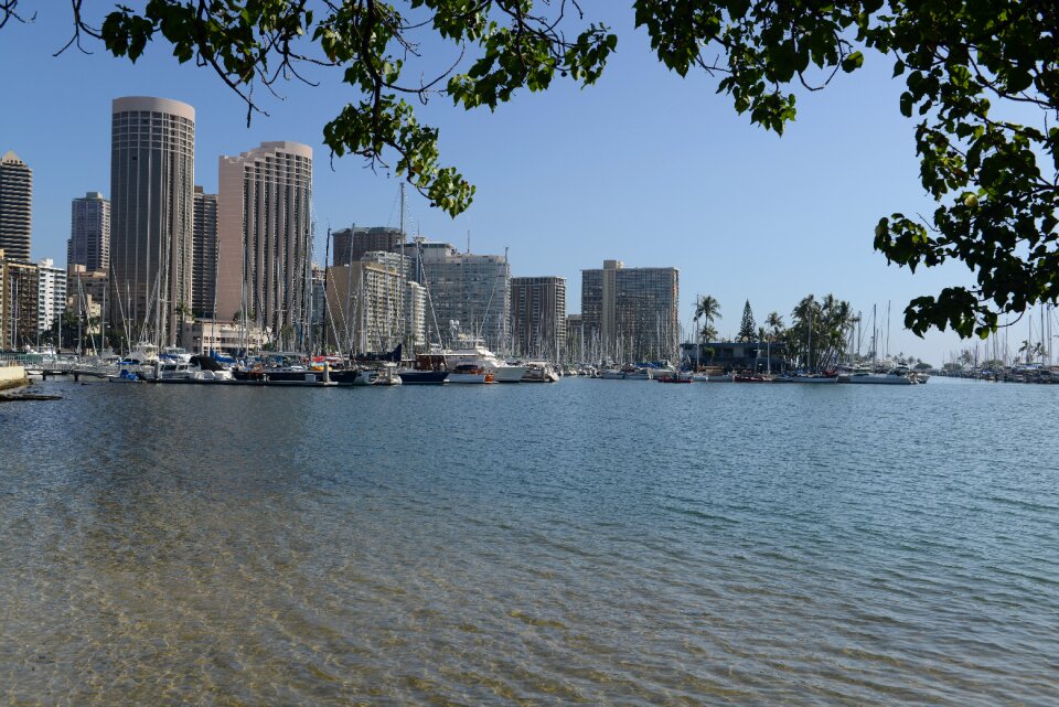 Waikiki Beach and Diamond Head, Honolulu, Oahu Island, Hawaii