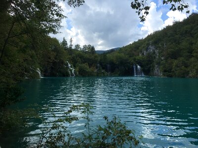 Plitvice lakes, national park Croatia, Europe photo