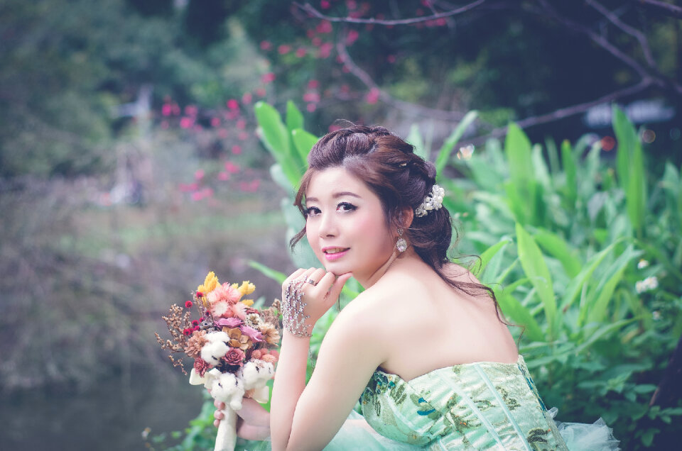 Portrait of young beautiful sexy asian woman