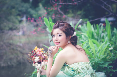 Portrait of young beautiful sexy asian woman