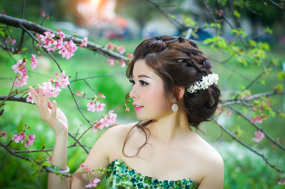 Portrait of young beautiful sexy asian woman