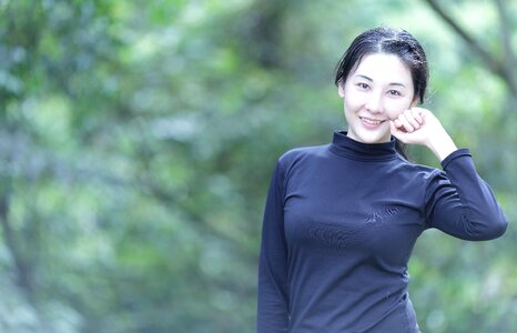 Portrait of young beautiful sexy asian woman