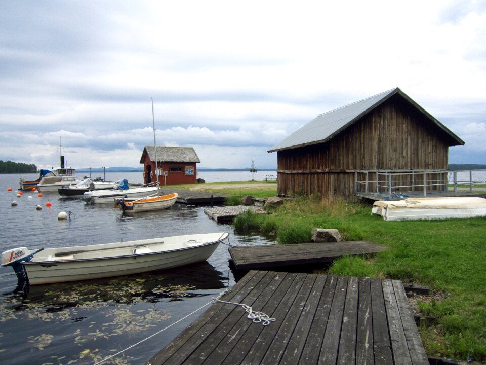 Dellen Lake in Sweden photo