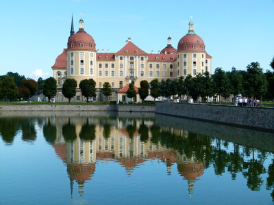 lake schloss moritzburg, dresden photo