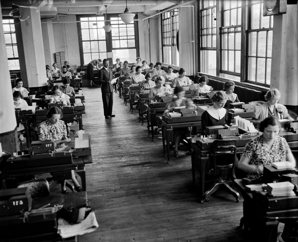 Social Security board records office. Baltimore, Maryland