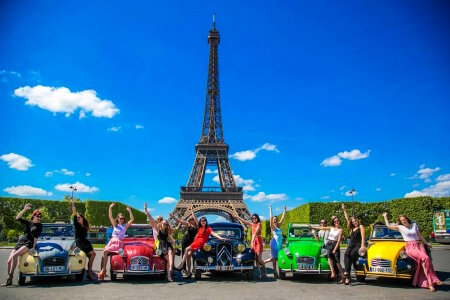 The Eiffel Tower in Paris, France photo