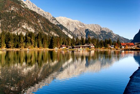 Bathing Lakes in Tirol Austria photo