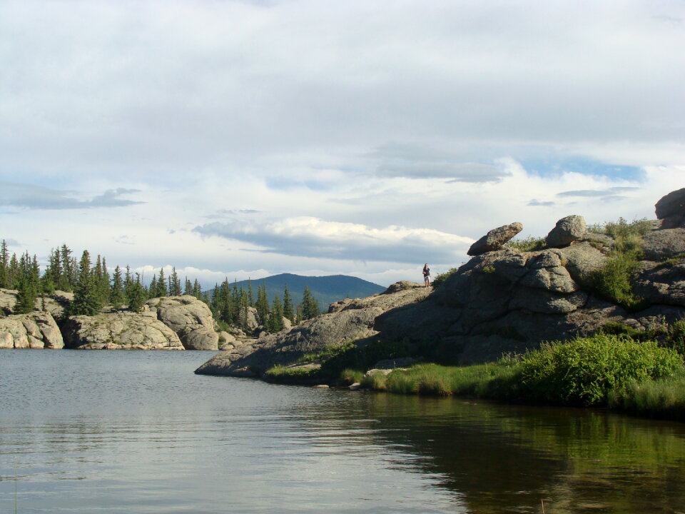 shoreline of Eleven Mile Reservoir, Colorado