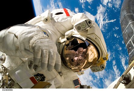 Astronaut Space Shuttle Discovery