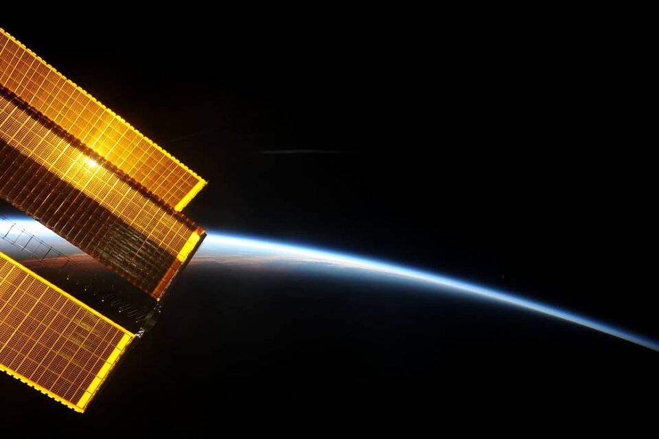 Sunrise from the International Space Station