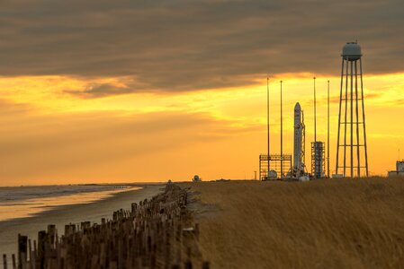 Antares Rocket Ready for Launch photo