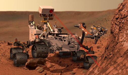 Curiosity at Work on Mars