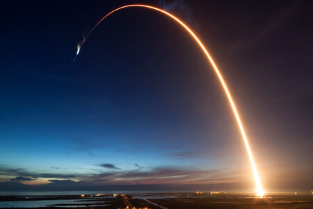 SpaceX Falcon 9 Rocket Launches photo