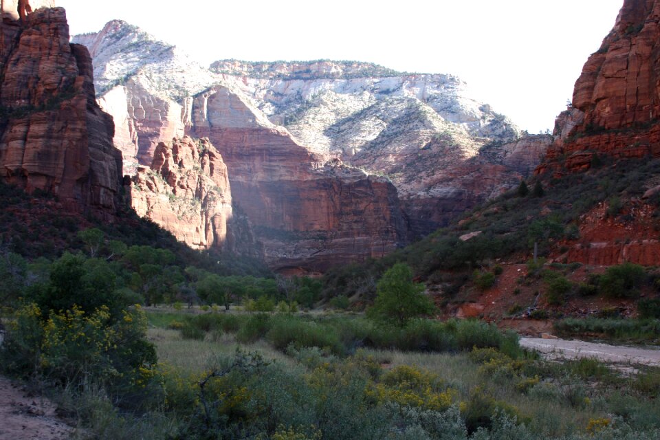 Zion Canyon from Angels Landing,in Zion National Park