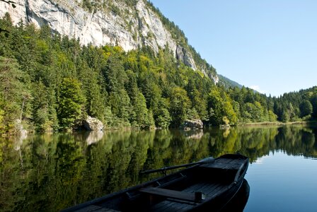 Berglsteiner See lake of Tyrol, Austria