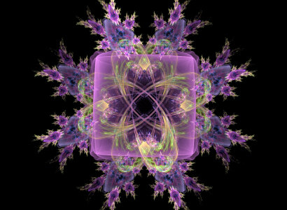 Pretty colours of pink, green, lavender