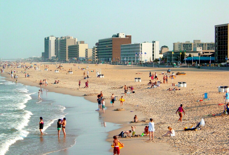 The Virginia Beach oceanfront