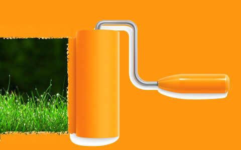 Painting Wall Concept,Save The Planet