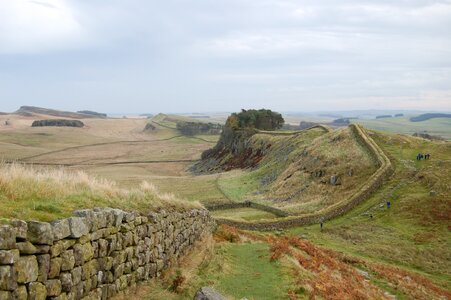 Hadrian's Roman Wall, Northumbria, North east England photo