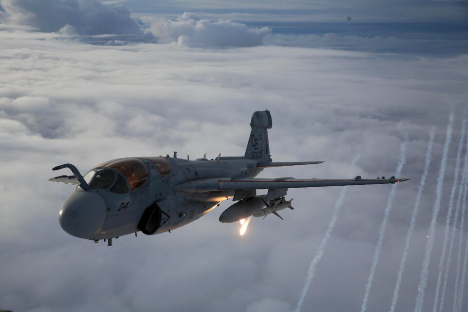 Naval aviators with Marine Tactical Electronic Warfare Training
