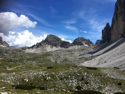 Rosengarten in summer, in the Italian Dolomites photo