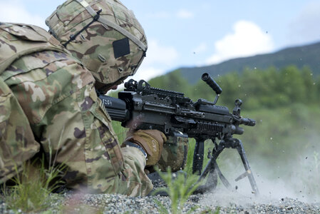 U.S. Army live-fire training photo
