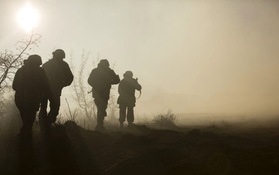 U.S. Marines exercise utilizing Bulgarian and U.S. main battle