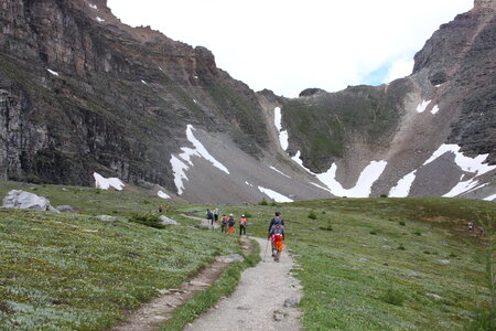 A group of friends on a hiking , Banff National Park