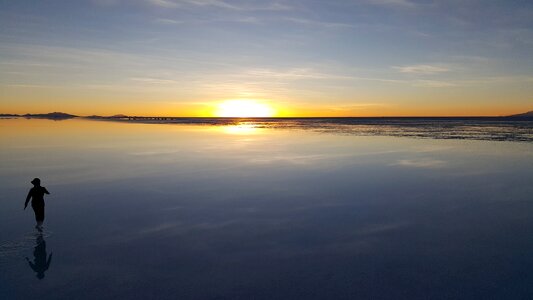 Salar de Uyuni is largest salt flat in the World photo