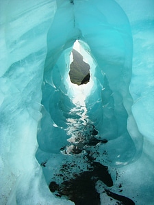 Glacier blue cold