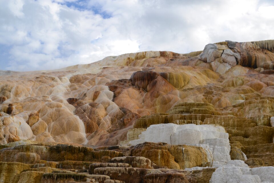 Minerva Terrace, Yellowstone National Park, Wyoming, USA