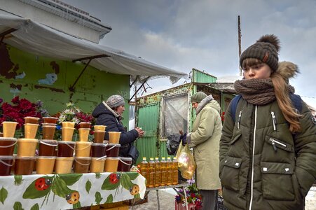 Russian Farmers Street Market